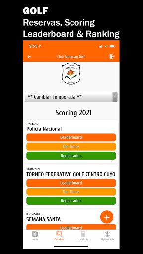 Club Amancay Golf Screen 3