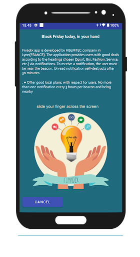 Android application Fiyadix screenshort