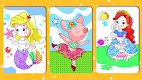 screenshot of Princess Coloring Book Games