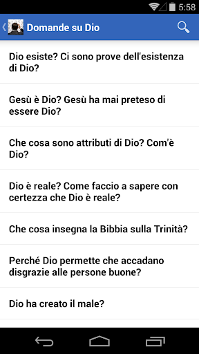 Hai domande? Screen 2