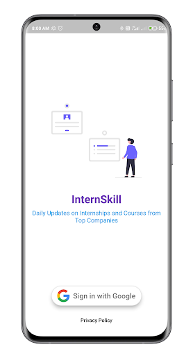 Android application InternSkill - Internships screenshort