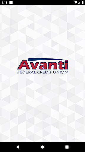 Android application Avanti FCU screenshort
