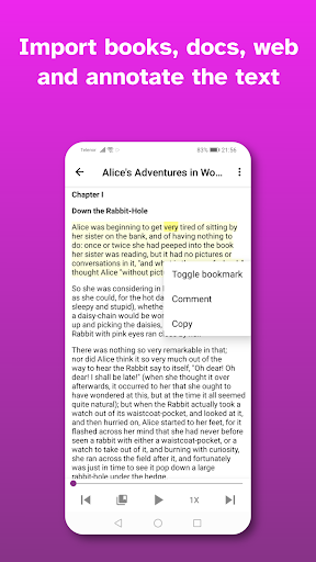 Speech Central AI Voice Reader Screen 2