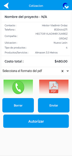 Android application Quotiser screenshort