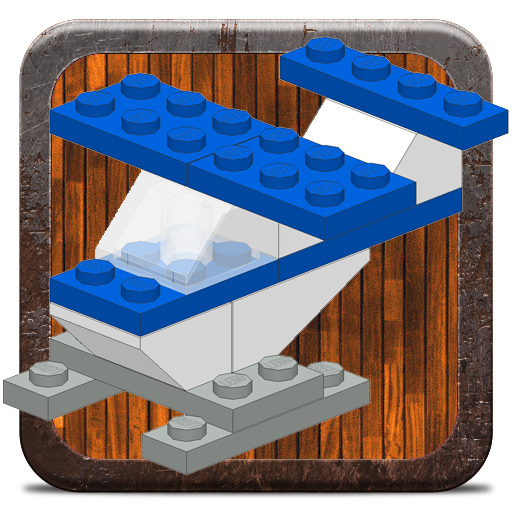 Mini figures with bricks logo