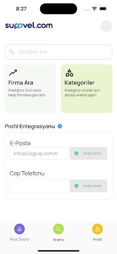 Android application Suppvel screenshort
