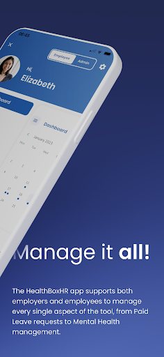 HealthBoxHR App Screen 2