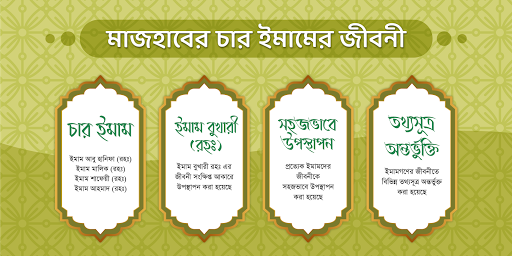 Android application চার ইমামের জীবনী -ইমাম বুখারী screenshort