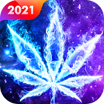 Cover Image of ดาวน์โหลด Neon Weed Live Wallpaper Themes 1.1.7 APK