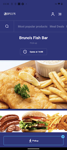 Android application Bruno's Fish Bar screenshort