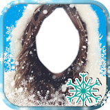 Frozen Snow Girl Photo Montage icon