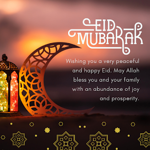 Eid Mubarak 2024 Greeting Card