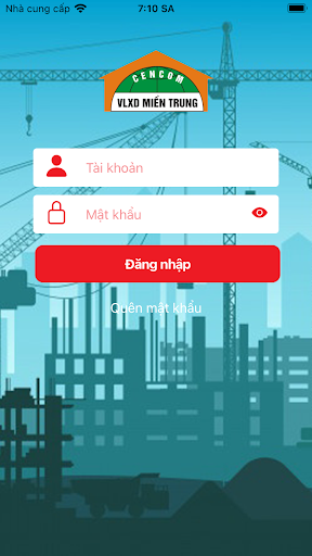 Android application CENCOM screenshort