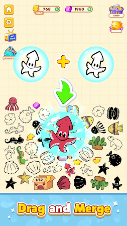Game screenshot Merge Art Canvas mod apk