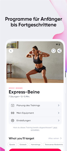 Sweat: Fitness-App für Frauen screenshot 6