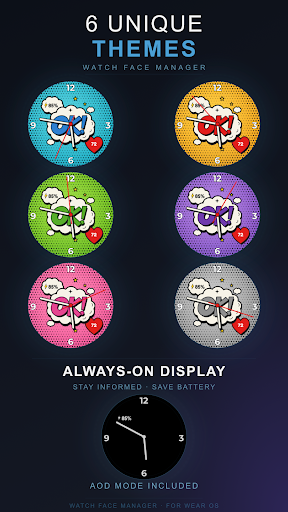 Pop Burst Watch Face screenshot 2