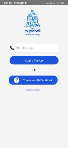 Android application Myanbell screenshort