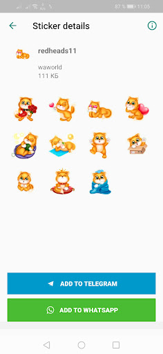 Redheads stickers WASticker