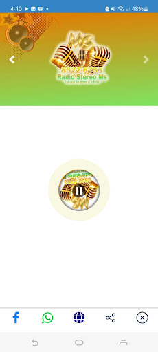 Android application Radio Stereo Ms screenshort