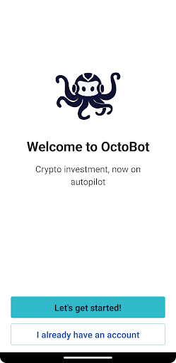 Android application OctoBot: Crypto investment screenshort