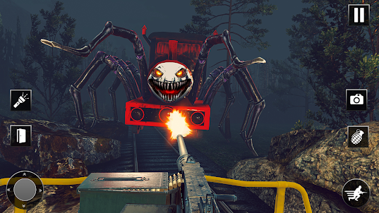 Horror Train Scary Spider Game
