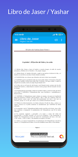 Android application Libro de Jaser en español screenshort