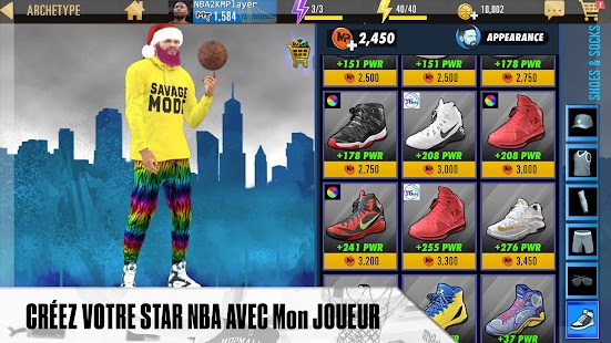 NBA 2K Mobile: Basket en ligne Capture d'écran