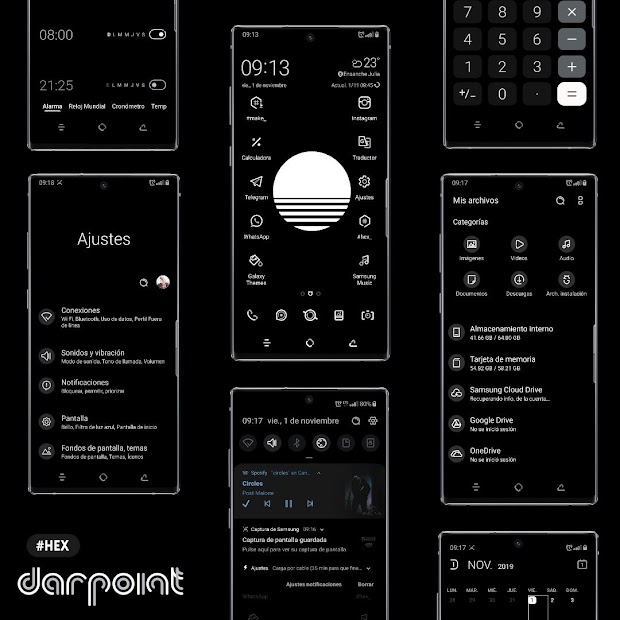 Captura de Pantalla 2 Hex Plugin - Darpoint Dark android
