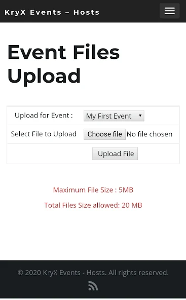 KryX Events Registration Images 4
