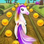 Cover Image of Tải xuống Trò chơi Unicorn Run: Runner Pony 4.63 APK