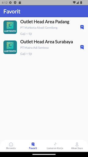 Satu Kerja Screen 2