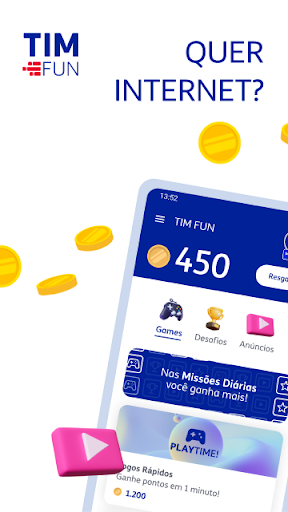 Android application TIM FUN: Internet fácil screenshort