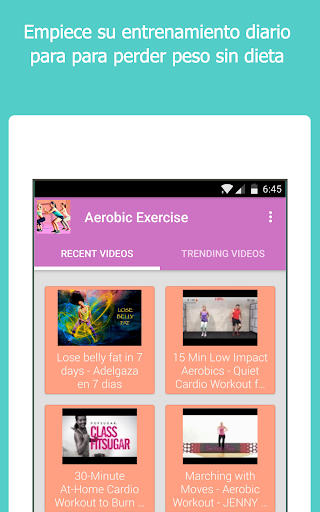 Aerobic rutina de ejercicios