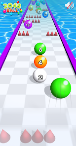 Captura de Pantalla 10 2048 Balls Run Challenge Game android