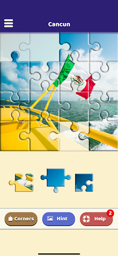 Cancun Love Puzzle Screen 2