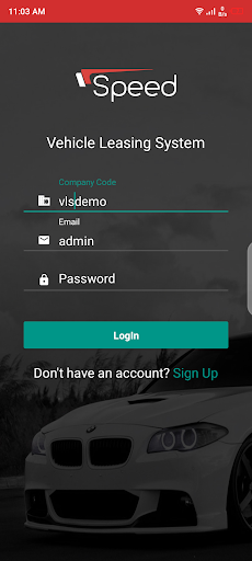 Android application Vehicle Leasing System (VLS) screenshort