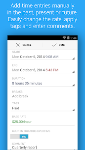 HoursTracker: Time tracking for hourly work 3