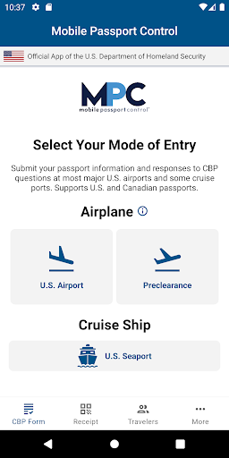Mobile Passport Control screenshot