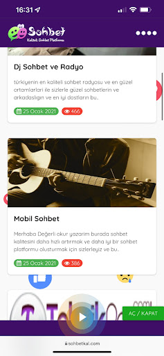 Sohbetkal Mobilchat Screen 3