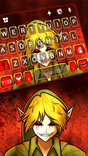 Android application Creepy Ben Keyboard Theme screenshort