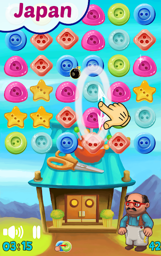 Match Button: pop and splash Screen 3