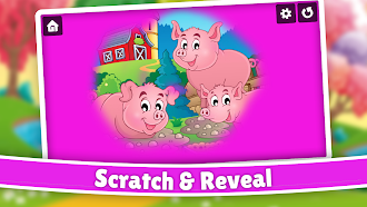 Game screenshot Kids Farm Animal Color Scratch mod apk