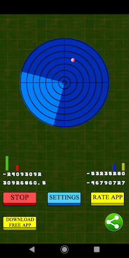 Ghost detector radar simulator