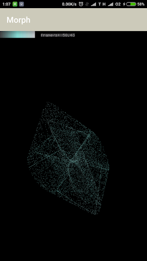 3D Morphing Particles