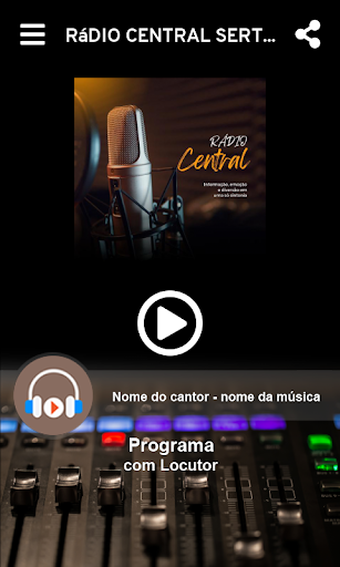 Rádio Central Sertaneja Screen 2