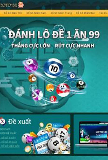 Android application Loto188 Lô Đề 1 ăn 99 screenshort