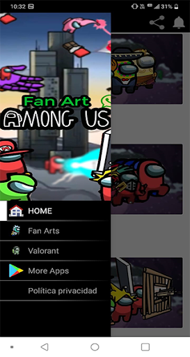 Fan Art Stickers Among Us