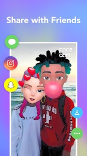 Face Cam | Face Emoji Avatar Ekran görüntüsü