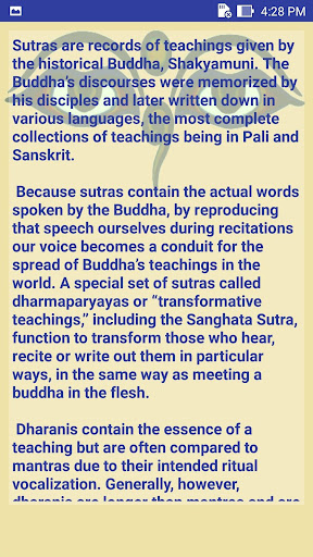 Android application Mahayana Sutras Compilation screenshort