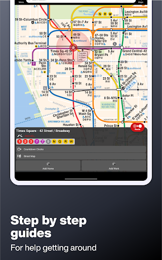 Screenshot of New York Subway – MTA Map NYC